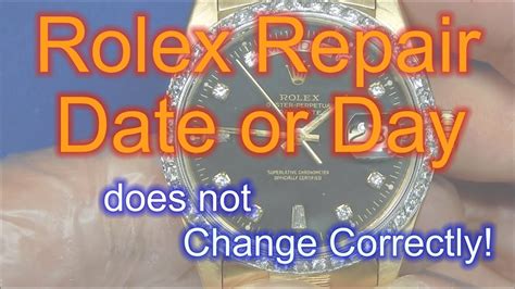 Rolex Repair: Day/Date that can't change the Day or Date